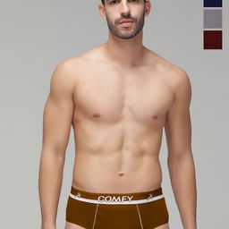 AMUL COMFY Pack Of 4 Assorted Mid-Rise Pure Cotton Basic Briefs AC-CBRIOE-ASST-3XL-4PC-picture-8