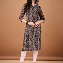 Anouk Rustic Ethnic Motifs Printed Floral Kurta-28