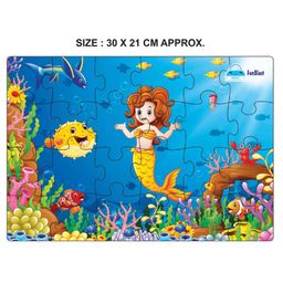 FunBlast Unicorn and Mermaid Jigsaw Puzzle Set of 3 - 24 Pieces Each image 4