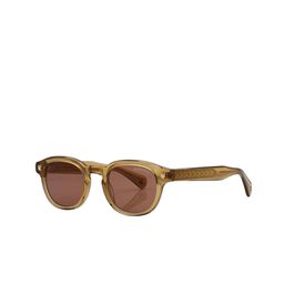 Shisen Fox Unisex Oval Sunglasses with UV Protected Lens SG170-Orange-image-47