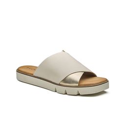 Peach Flores San Diego Women Leather Open Toe Flats-10