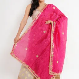 Karthav Fashion Ethnic Motifs Embroidered Dupatta-27