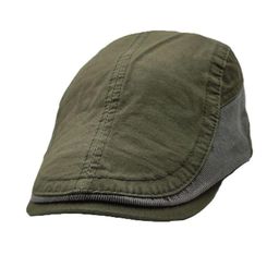 Zacharias Men Cotton Beret Golf Ascot Cap-13