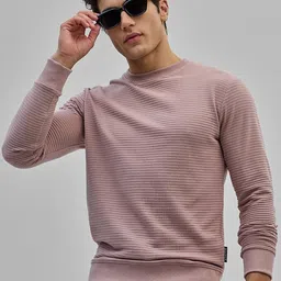 Snitch Men Self Design Pullover Sweater-image-70
