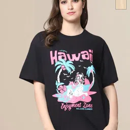 Mast & Harbour Women 2 Printed T-shirt-image-46