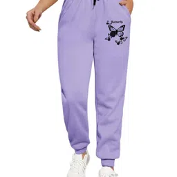 SAAHASAM Women Printed Relaxed Loose Fit Joggers Trousers-picture-7