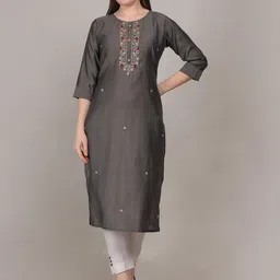 4u Fashion Women Cotton Silk Kurtas-picture-26