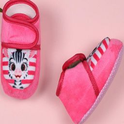 Star Fish Unisex Kids Soft Cotton Pink Baby Shoes-12