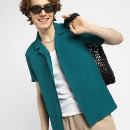 Campus Sutra Men Comfort Opaque Casual Shirt-image-68