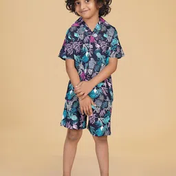 Ninos Dreams Boys Printed Shirt with Shorts-image-55