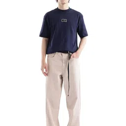 RARE RABBIT Men Comfort Relaxed Fit Mid-Rise Stretchable Jeans-image-54