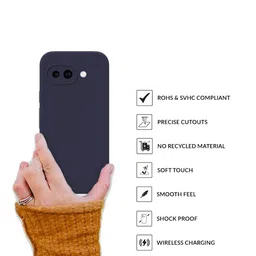 SPRIG Solid Google Pixel 9A Bumper Case Mobile Accessories image 4