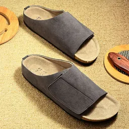 AfroJack Men Leather Comfort Sandals-picture-24