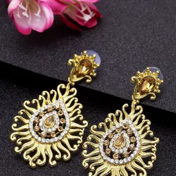 Anouk Oval Drop Earrings-14