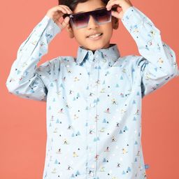 V-Mart Boys Opaque Printed Casual Shirt-image-99