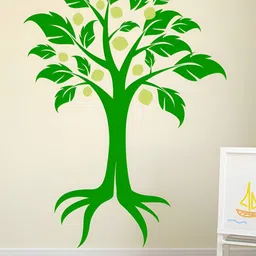 LANSTICK Green Tree Printed Waterproof Wallpaper-image-26