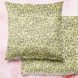 ArtzFolio Multicoloured Set of 2 Velvet Square Cushion Covers-18