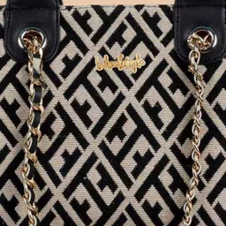 LIKE STYLE Ethnic Motifs Textured Structured Shoulder Bag image 5