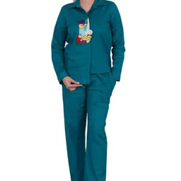 Kaajal by Vidhi Embroidered Shirt With Trousers Co-Ords-image-51