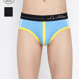 La Intimo Pack Of 2 Anti Microbial Basic Briefs LIBR080B-picture-18