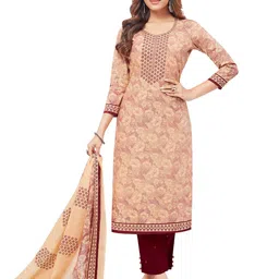 MIRAAN Printed Pure Cotton Unstitched Dress Material-image-61