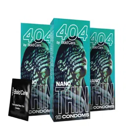 Bold Care 404 Set of 3 Nano Thin Condoms - 10 Pieces Each-29