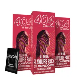 Bold Care 404 Set of 3 All-In-One Flavours Assorted Condoms - 10 Pieces Each-13