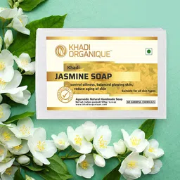 Khadi Organique Set Of 4 Jasmine with Aloe Vera for All Skin Types - 125g Each-13