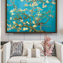 The Art House Blue & Green Abstract Painting Wall Art-image-80