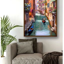 The Art House Red & Pink Abstract Painting Wall Art-image-55