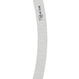Ikonic Basics IKB -720K Banana Shaped Nail Emery File - Silver-Toned-57