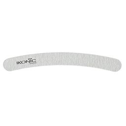 Ikonic Basics IKB -720K Banana Shaped Nail Emery File - Silver-Toned image 3
