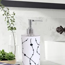 Kuber Industries Set Of 2 Printed Liquid Soap Dispenser 300 ML-54