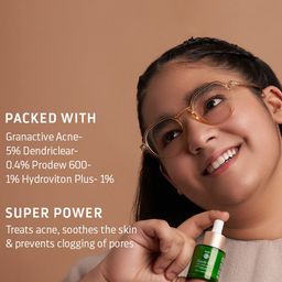 Indulgeo Essentials Heads Off Anti-Acne Face Serum For Clear Skin - 20ml image 3