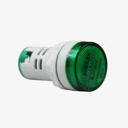 SIBASS SE-AS22-7S LED Panel Mount - 12VDC 220AC Green-12
