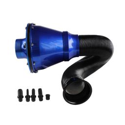 BKN Universal Car Air Filter Mushroom Head Automotive Flow Air Filter Apollo Cis Closed Intake System Air Intake Kit High Flow 70MM - Blue image 1
