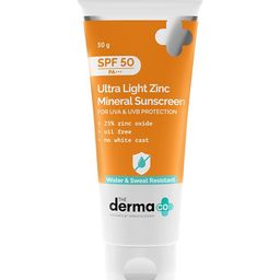 The Derma co. Ultra Light Zinc Mineral Sunscreen SPF 50 PA+++ - 50g-38