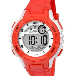 Kool Kidz Unisex Kids Grey Dial & Red Straps Digital Watch-44