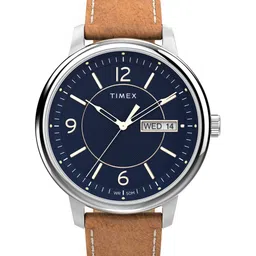 Timex Men Leather Straps Analogue Watch TW2V29000UJ-43