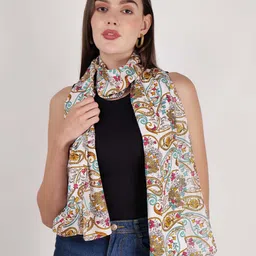 Anouk Printed Taping Scarf-55