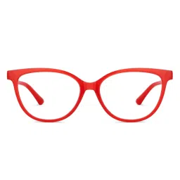Lenskart Blu Red Cat Eye Computer Glasses - LB E14452-picture-49
