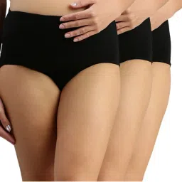 Morph Maternity Pack Of 3 Maternity Panties - Black-picture-45
