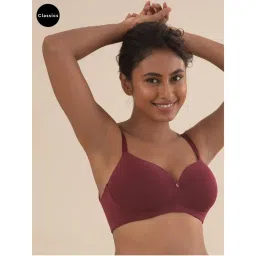 Nykd by Nykaa Cups of Joy Wire-free Shaping Bra - Maroon NYB094-picture-45