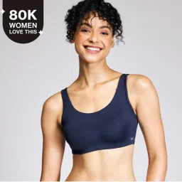 Nykd by Nykaa Soft Cup Easy-Peasy Slip-On Bra With Full Coverage - Navy Blue NYB113-picture-10
