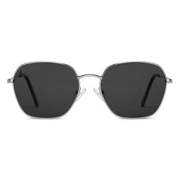 Vincent Chase by Lenskart Grey Oval Sunglasses-VC S14506-picture-32
