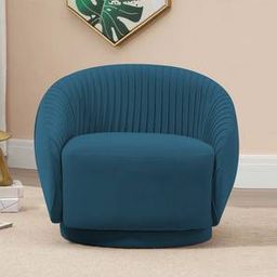 home lifestylez Lorna Accent Chair in Teal Blue Colour-picture-7