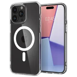 spigen Ultra Hybrid Hard TPU & Polycarbonate Back Cover for Apple iPhone 15 Pro (Supports Wireless Charging, White)-picture-33
