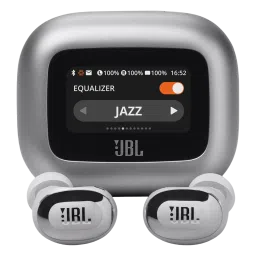 JBL Live Buds 3 TWS Earbuds with Adaptive Noise Cancellation (IP55 Water Resistant, Touchscreen Display, Silver)-picture-23