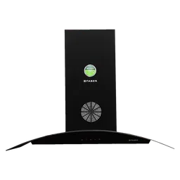 FABER Feel Plus 90cm 1095m3/hr Ductless Wall Mounted Chimney with Baffle Filter (Black)-image-84