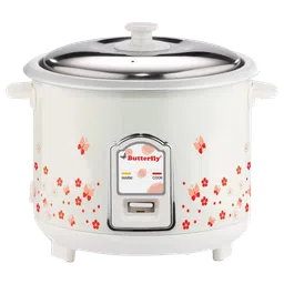 Butterfly Blossom 1.8 Litre Electric Rice Cooker with Cool Touch Body (White)-15